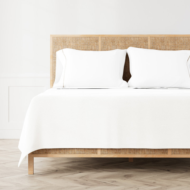 Pillowcases With Silk Trim, Standard Pillowcase Pack, White Silver