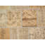 Turkish Wool Patchwork Area Rug in Beige