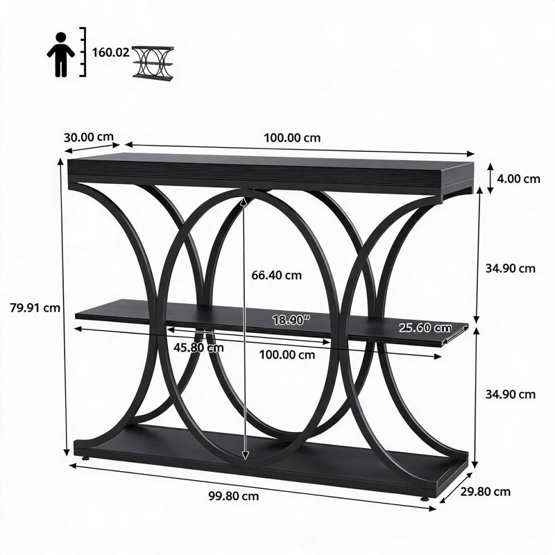100 cm W Console Table