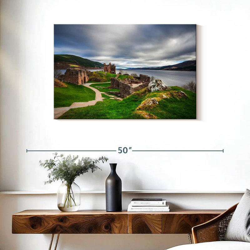 Château d'Urquhart, H 24 po x l 36 po