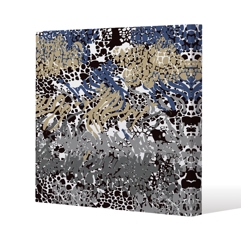 1 Piece Wrapped Canvas Wall Art, 77cm H x 77cm W x 4cm D