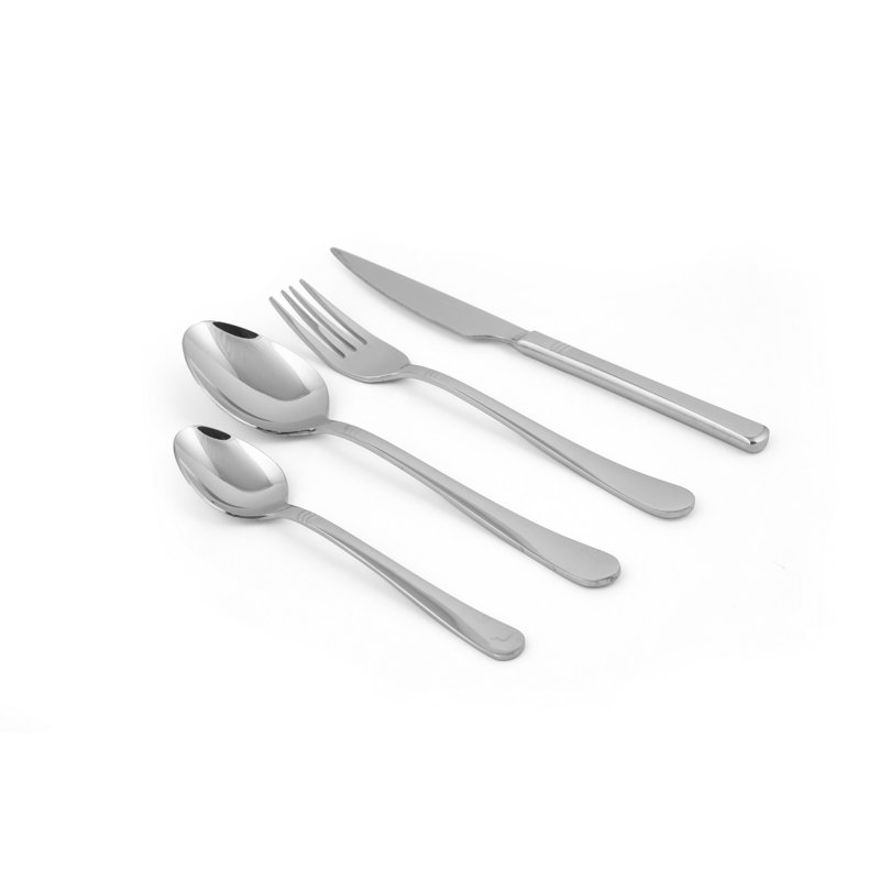 Latitude Run Aprea 24 Piece Stainless Steel Cutlery Set , Service for 6