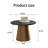 Round Wooden Coffee Table-131403574