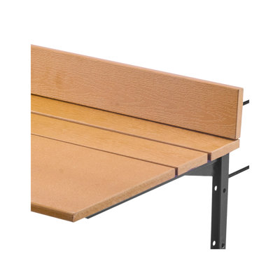 VEVOR 42.13" W x 9.84" D x 3.15" H Foldable Weather-Resistant Balcony Hanging Bar Table