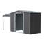 Dark Grey Garden Storage Shed