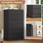 Commode noire à sept tiroirs, armoire / coiffeuse / tiroir en bois moderne avec espace de rangement pour bijoux. Dimensions: L 26 po x l 16,34 po x H 51,77 po. Grande commode sur pied, idéale pour les chambres à coucher et les salons.-129787558