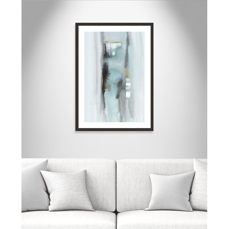 Amalfi - peinture encadrée, Cadre espresso foncé, H 36 po x l 26 po x P 2 po