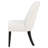 Leandro Upholstered Dining Side Chair Cream (Set of 2)