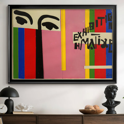 Maquette for Exhibition Poster (Exhibition H. Matisse)-Henri Matisse-Framed Gallery Wrapped Canvas-c. 1953