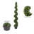 Wolfdale Artificial Potted Green Boxwood Spiral Tree-1613773502