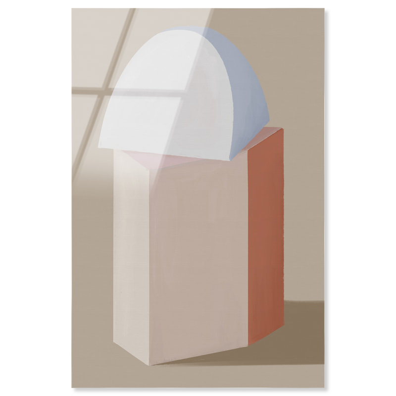 Sculptural Composition Print by Oliver Gal, 36"H x 54"W, High-Gloss Acrylic Print