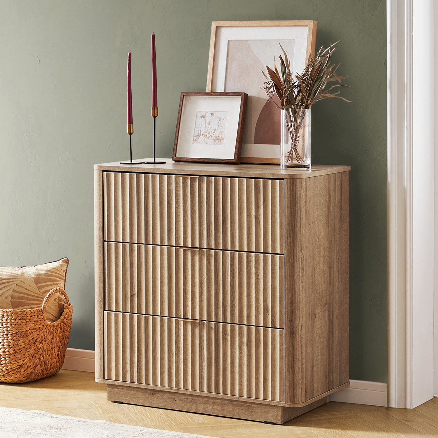 3 drawer dresser wood Harrisburg 3 Drawer Dresser main image 0