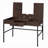 Compact Writing Table With And Hidden Storage In Oak Work Handy Drawer