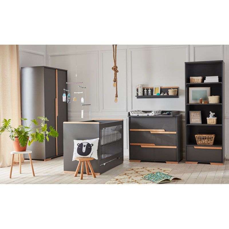 Gerke Kids 3 - Drawer Chest, Dark Grey