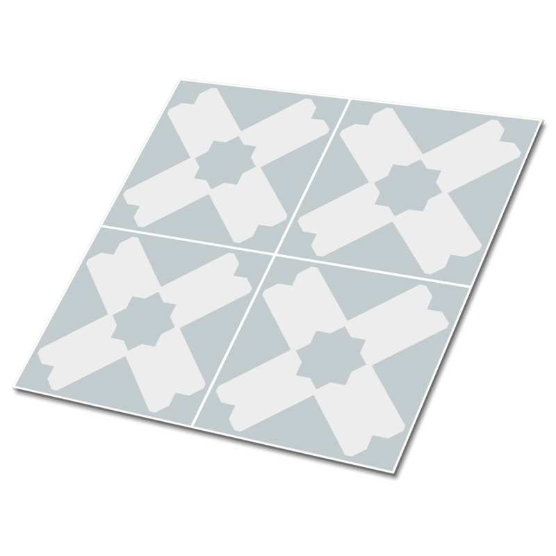 Humfrey 30cm W x 30cm L Vinyl Peel and Stick Field Tile