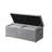 1 Piece Rectangular Storage Ottoman Short Velvet With 2 Set Ottomans (Light Gray)-2045502840