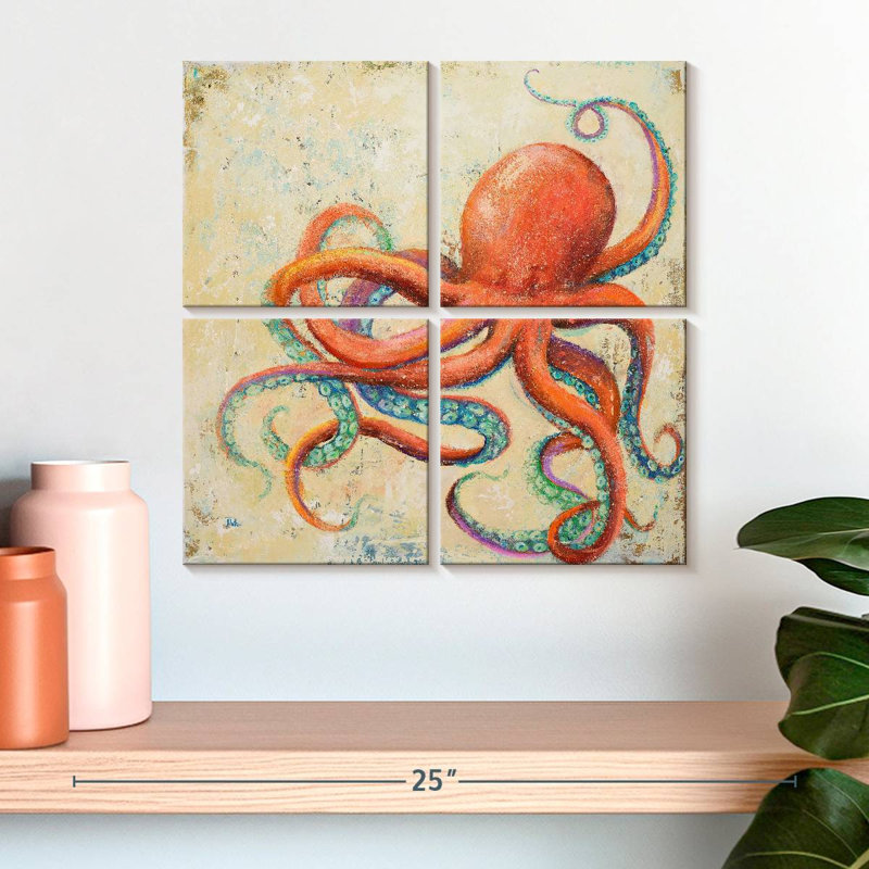 Brampt créatures de l'océan II, H 18 po x l 18 po