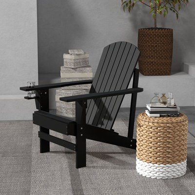 Chaise Adirondack en bois Outsunny