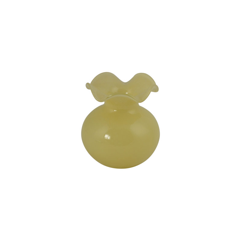 Vase en verre 5 "Daisy, Jaune