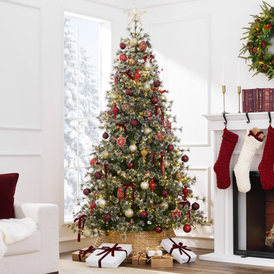 Lighted Pine Christmas Tree
