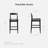 Solid Wood Counter Stool With Footrest-577713903-600155709