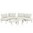 6-Piece Patio Sofa Furniture Set, Half Moon Outdoor Sectional Sofa With 2 High-Low Coffee Tables, PE Wicker Rattan, Tempered Glass, 4 Pillows & Cushions, For Backyard, Garden, Poolside,Beige-1782302275-1782302278