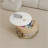 MDF Round Lift-Top Coffee Table with Storage & 3 Ottomans - Modern Space-Saving Design for Living Room-903019766