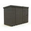 Total Sheds 9ft x 4ft Composite Pent Garden Shed - Single Door - No Windows - EPDM Rubber Roof - UK Manufactured
