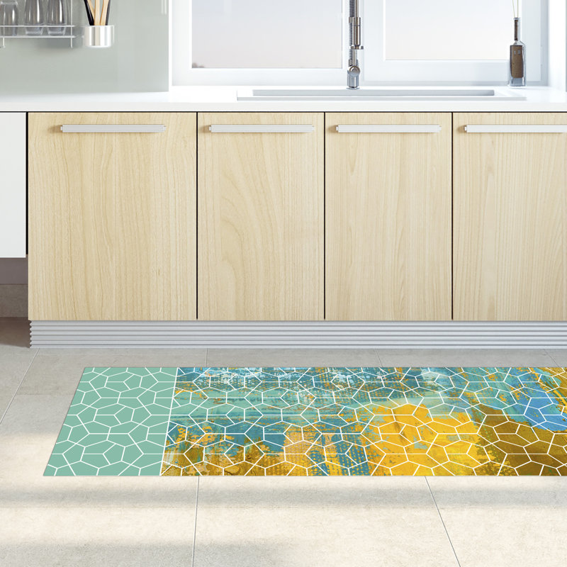 Gabrielli Geometric Area Rug, Rectangle 52 x 280cm