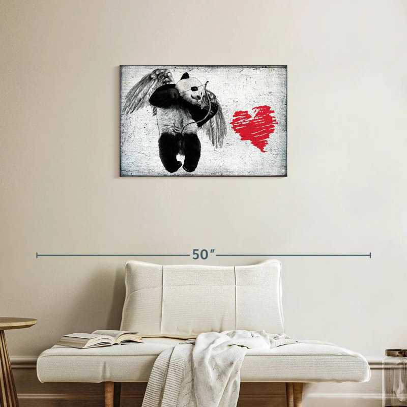 Hardie Cupidon Panda, H 20 po x l 30 po