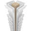 Craftsman Classic Bondi Square non effilé avec colonne Capital Prairie et Prairie-70772311