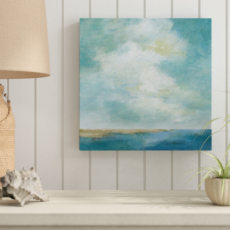 Cloudscape III-reproduction d’art sur papier, Toile tendue, H 40 po x l 40 po x P 2 po