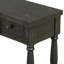 Console rétro pour chambre de salon avec 4 tiroirs de rangement et 1 tablette