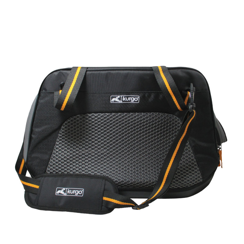 Grand transporteur Kurgo, noir, H 11,5 po x l 10 po x P 20 po, Noir