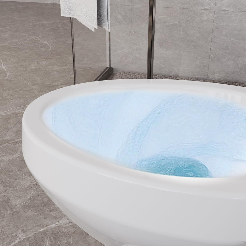 Two-Piece Toilet For Bathroom, Elongated Toilet With Height 21" Extra Tall