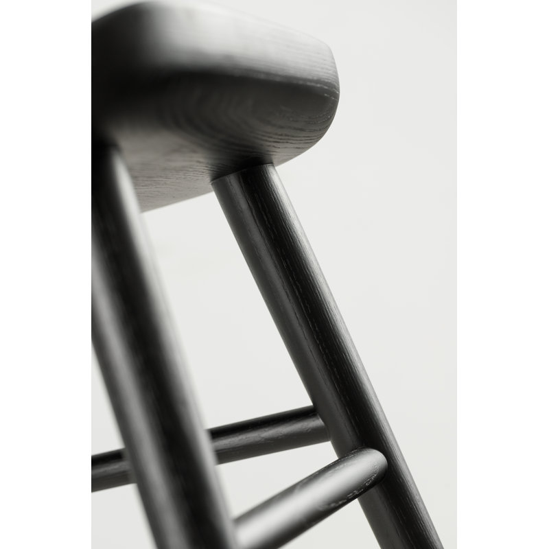 Alma Bar Chair, Counter Stool (25” Seat Height), Matte Black