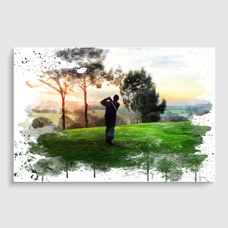 Single Picture Frame Print, Wrapped Canvas, 42cm H x 59.4cm W x 0.01cm D