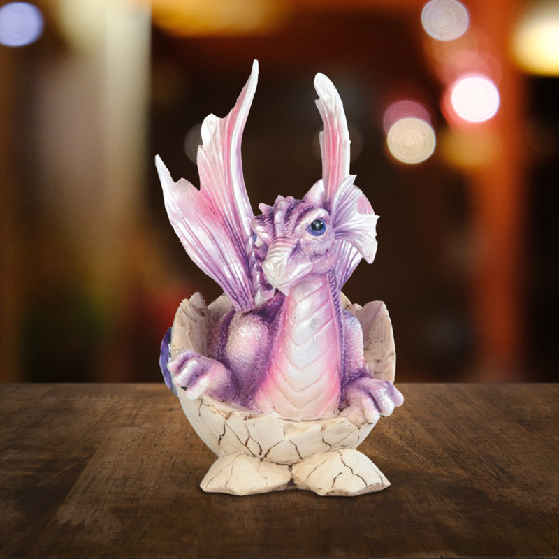 Figurine de dragon mauve 4 "Jenesa