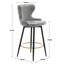 Ensemble de tabouret de bar et de comptoir pivotant Modern Leathaire-90644569-90644572