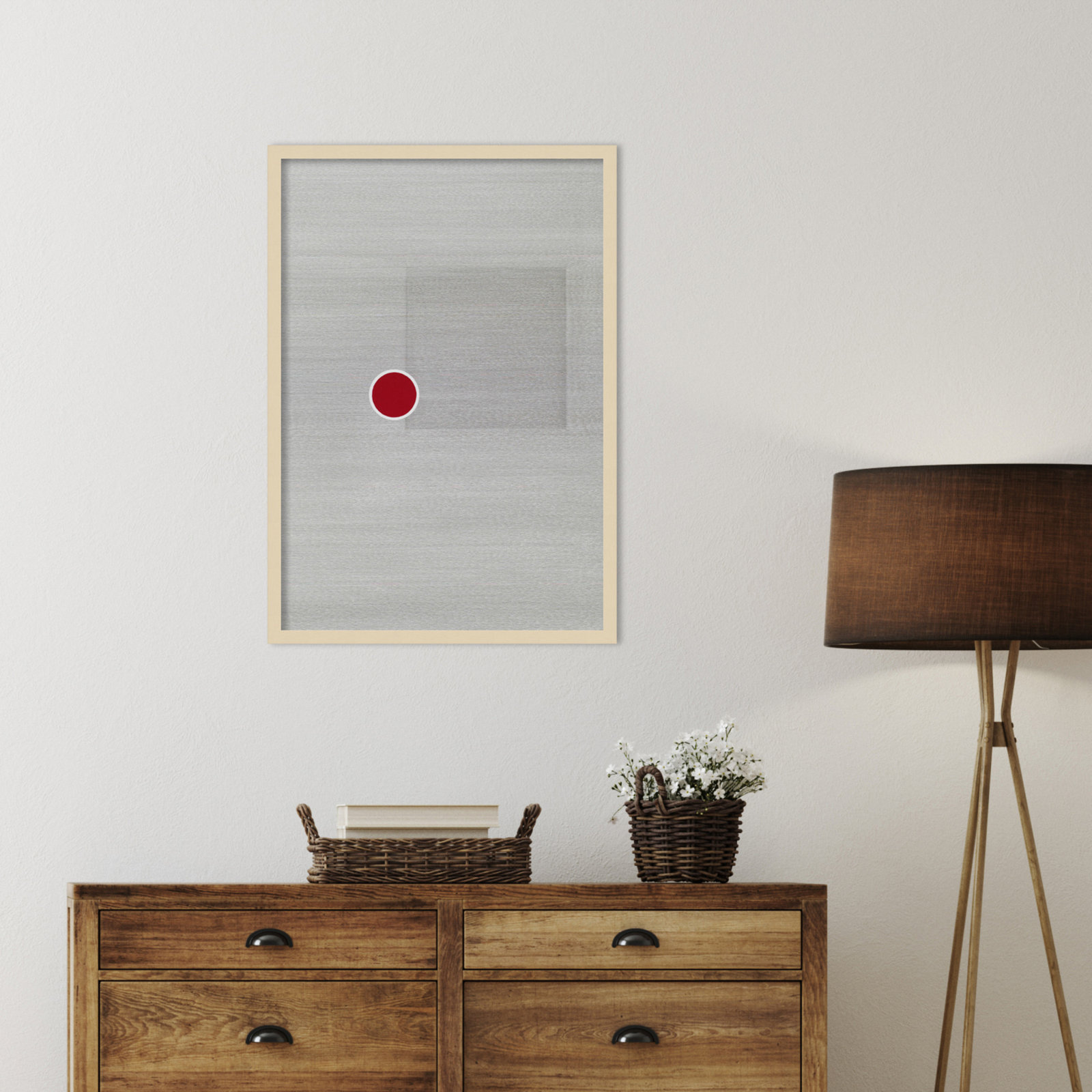 Masako by Alex Dunn, Brown, 33" H x 23" W x 1" D