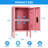 Metal Storage Employees Lockers With 1 Lockable Doors,locking Storage Cabinets For Small Spaces,home,school,gym,assembly Required,pink-2018139109
