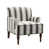 Black Stripe Linen Blend