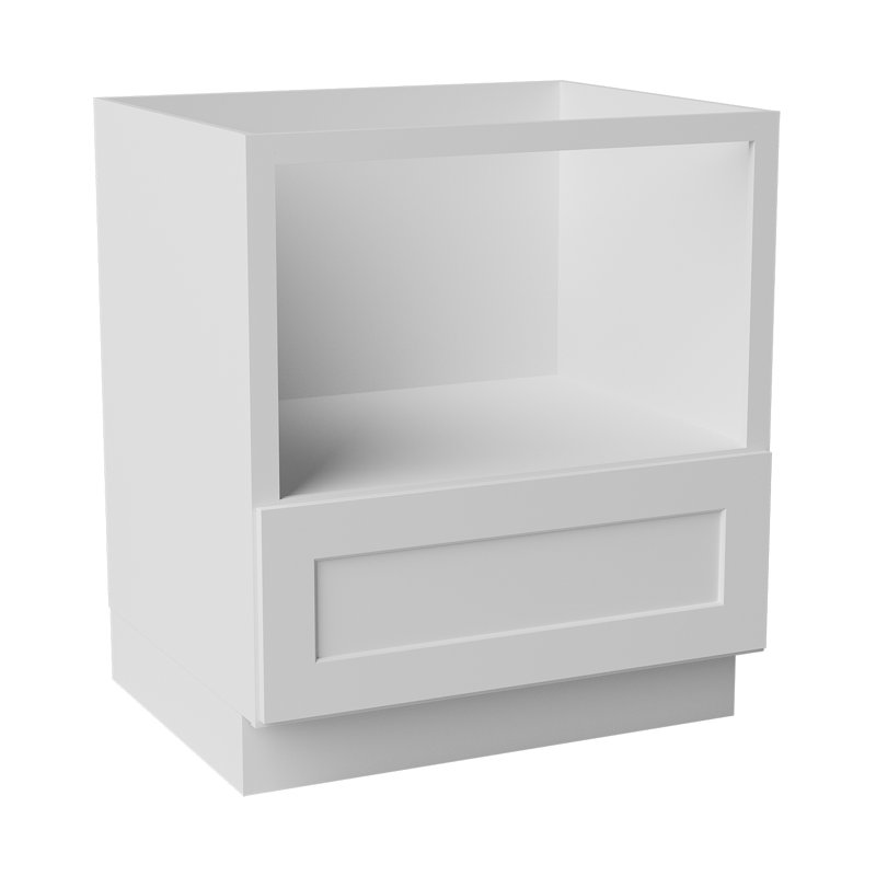 Base Microwave Cabinet, White