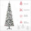 Arbre de Noël artificiel enneigé 9 pi avec branches de pin réalistes, pommes de pin, baies rouges, ouverture automatique, vert-715716987