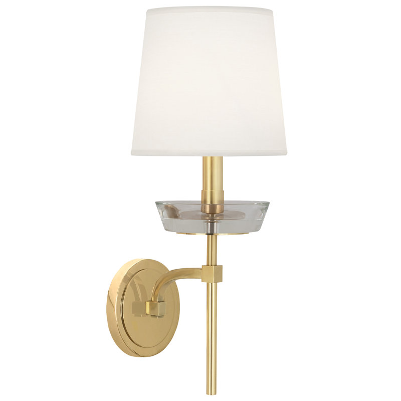 Cristallo Wall Sconce - Modern Brass, Lucite Crystal, Brass