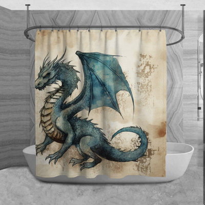 Rozalija Microfiber Shower Curtain