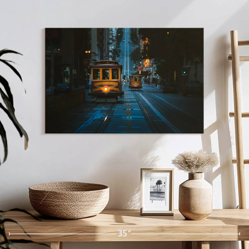 Sireci SF Cable Cars, 8" H x 12" W