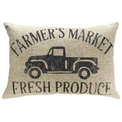 Linen Reversible Throw Pillow