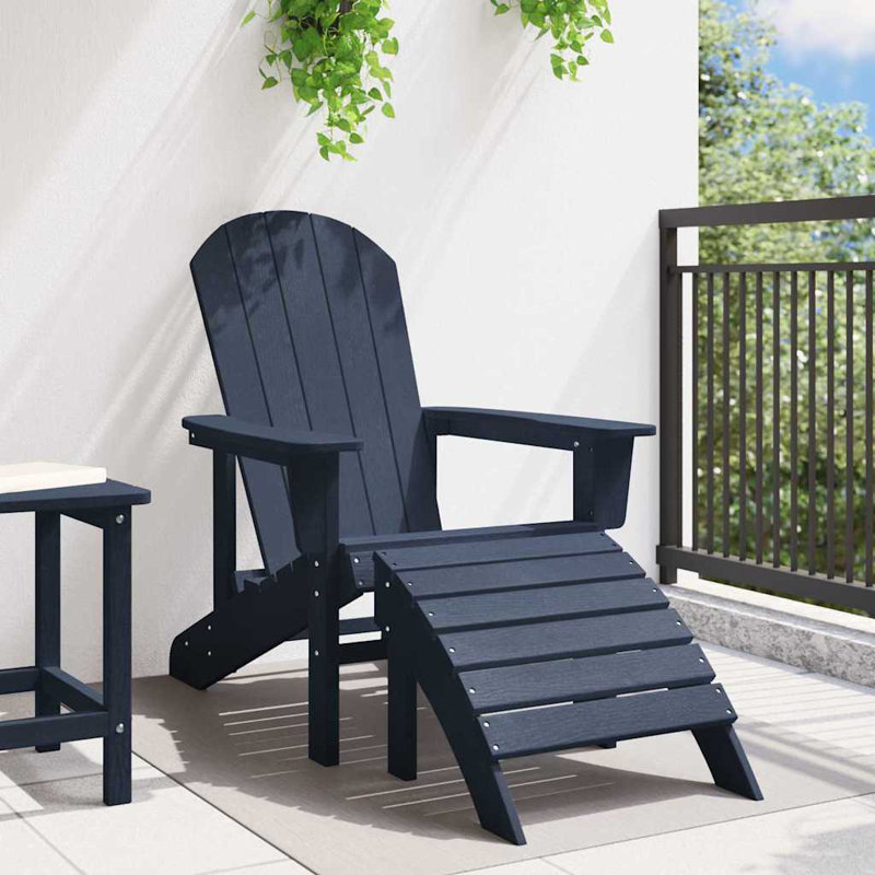 Outdoor Adirondack Chair, Navy