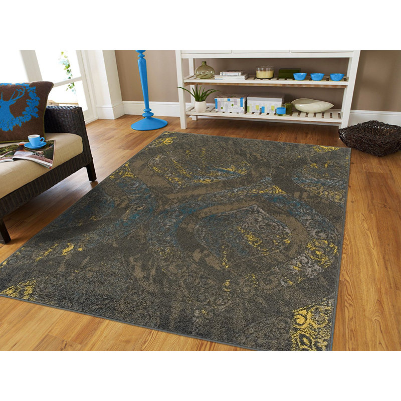 Wool Indoor Rug, Rectangle 5' x 8'